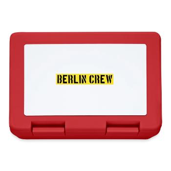 Berlin Crew - Brotdose - Rot - Vorne