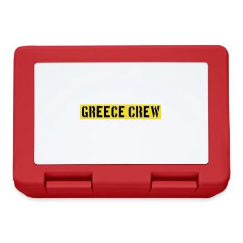 Greece Crew - Lunchbox - red - Front