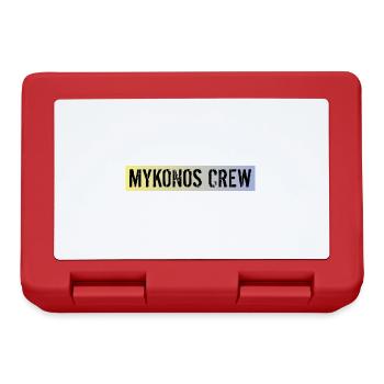 Mykonos Crew - Brotdose - Rot - Vorne