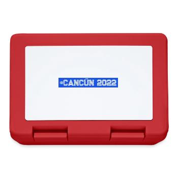 Cancun 2022 - Boîte à goûter - rouge - Devant