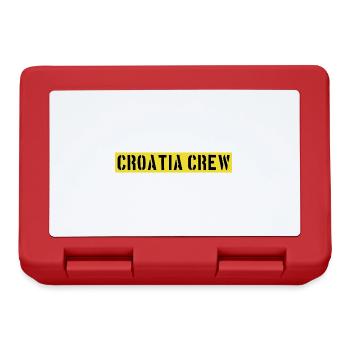 Croatia Crew - Lunchbox - red - Front