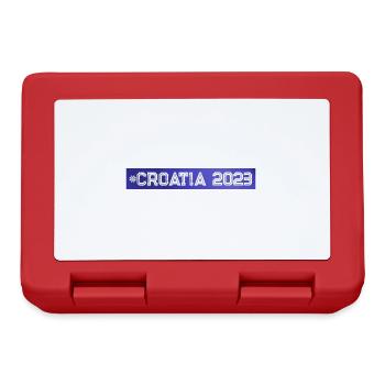 Croatia 2023 - Brotdose - Rot - Vorne