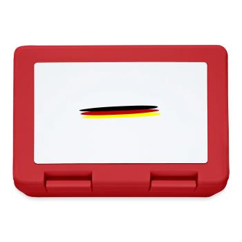 Drapeau de l’Allemagne - Boîte à goûter - rouge - Devant