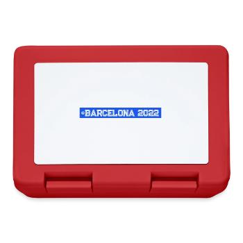 Barcelona 2022 - Brotdose - Rot - Vorne
