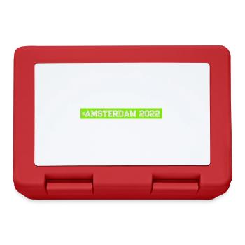 Amsterdam 2022 - Brotdose - Rot - Vorne