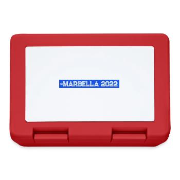 Marbella 2022 - Brotdose - Rot - Vorne
