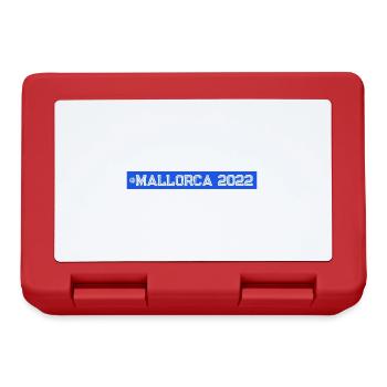 Mallorca 2022 - Brotdose - Rot - Vorne