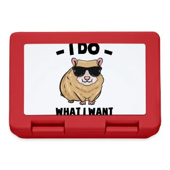 Hamster - Lunchbox - red - Front