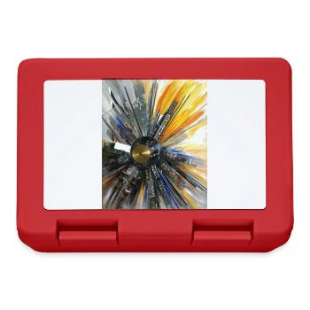 Computer Sonne - Skulptur von Ilona Jentsch - Brotdose - Rot - Vorne
