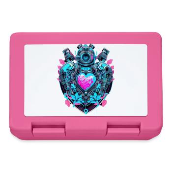 Cœur de cyborg - Boîte à goûter - rose - Devant