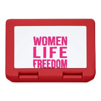 Women life freedom - Brotdose - Rot - Vorne