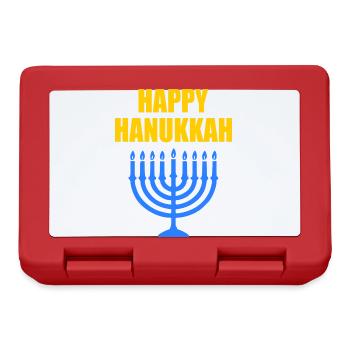 HAPPY HANUKKAH - Lunchbox - red - Front