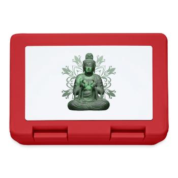 Buddhism Meditation Yoga Spirituality - Lunchbox - red - Front