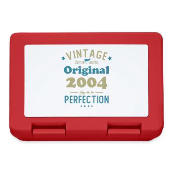Cadeau D'anniversaire 2004 Rétro Vintage 2004 - Boîte à goûter - rouge - Devant
