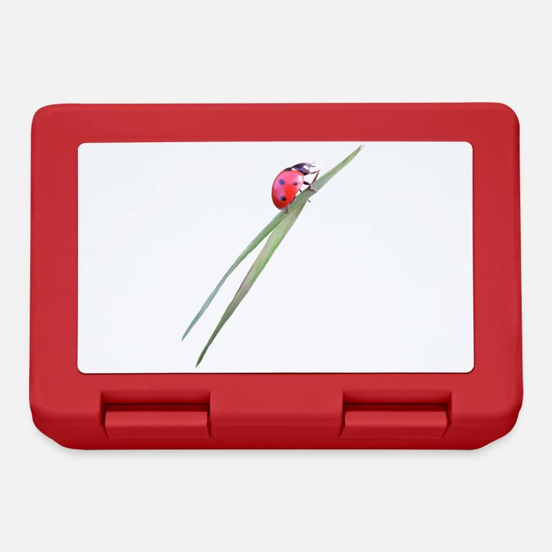 Coccinelle - Boîte à goûter - rouge