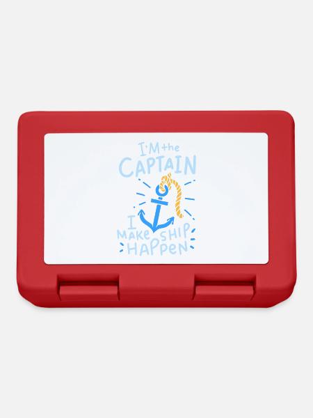 Boat Boating Boating - Lunchbox - red