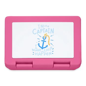 Bateau de plaisance - Boîte à goûter - rose - Devant
