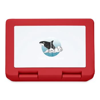 Orca Saying for Animal Welfare - Lunchbox - red - Front