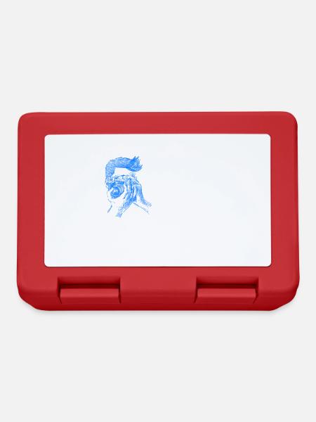 Bird Watching Ich Kann Nicht Reden Design - Brotdose - Rot