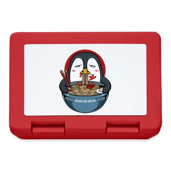 Magie des nouilles manchots - Boîte à goûter - rouge - Devant