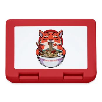 Kawaii Panda Ramen Bowl - Brotdose - Rot - Vorne