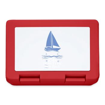 Sailing Sailing Boat - Lunchbox - red - Front