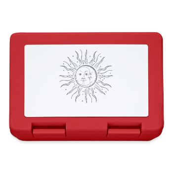 Moon sun moon sun - Lunchbox - red - Front