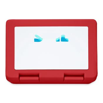 Sailboat silhouette by the sea - Lunchbox - red - Front