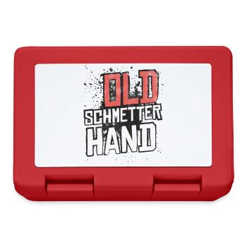 Old Schmetterhand Tennis Schmetter Hand - Brotdose - Rot - Vorne