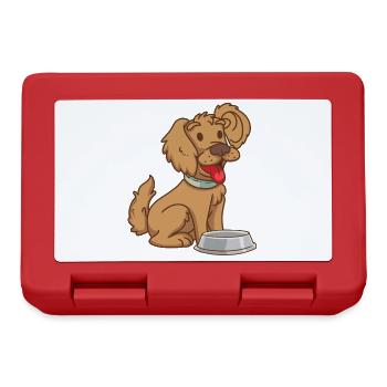 Dog Kids Baby Animal Welfare Shelter Dogs - Lunchbox - red - Front