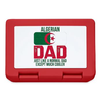 Algerian father Algeria flag father's day - Lunchbox - red - Front