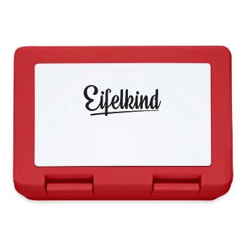 Eifelkind Eifel Liebe Heimat Shirt Design - Brotdose - Rot - Vorne