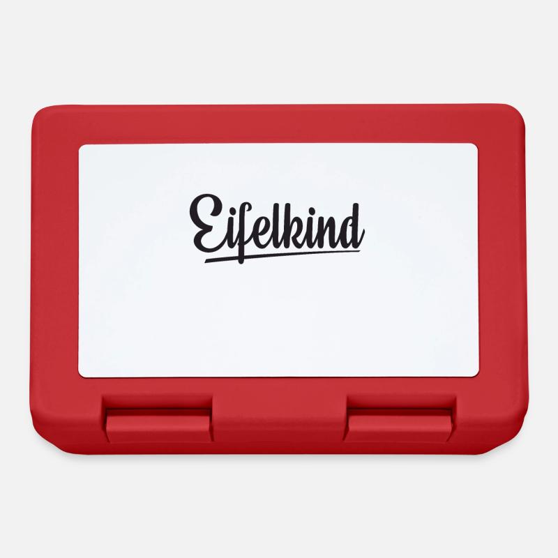 Eifelkind Eifel Liebe Heimat Shirt Design - Brotdose - Rot