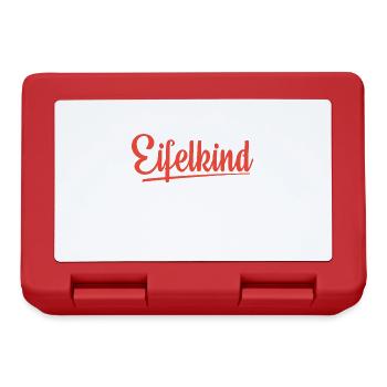 Eifelkind Eifel Liebe Heimat Shirt Design - Brotdose - Rot - Vorne