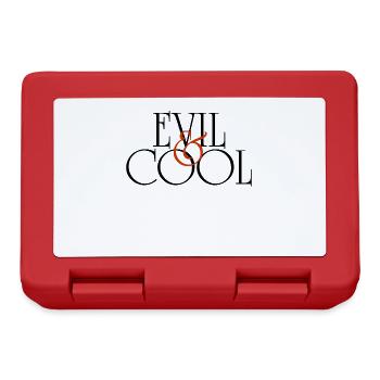 Dark and stylish, evil and cool - Lunchbox - red - Front