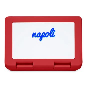 Napoli Italien - Brotdose - Rot - Vorne
