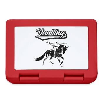 Vaulting vaulting horse riding - Lunchbox - red - Front