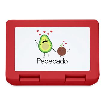 Papacado fête des Pères Avocats couples de père - Boîte à goûter - rouge - Devant