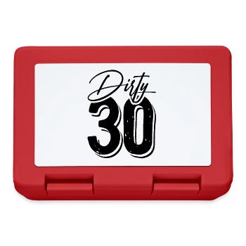 Dirty 30 Years Birthday - Lunchbox - red - Front