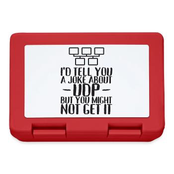 A joke about UDP but you might not get it - Brotdose - Rot - Vorne