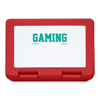 Gamen Gamer Vintage - Brotdose - Rot - Vorne