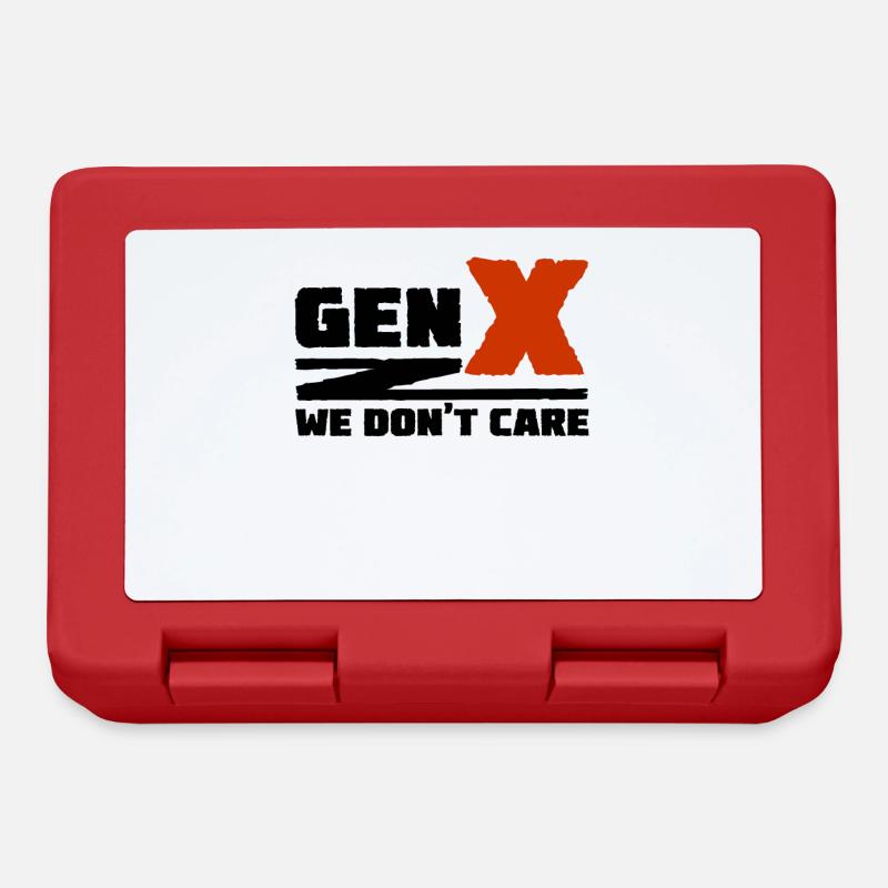 Generation X - Es ist uns egal - Brotdose - Rot