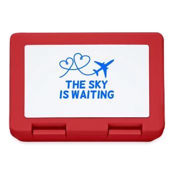 Airplane Pilot Saying Gift - Lunchbox - red - Front
