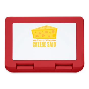 C’est ce que Cheese a dit Lustiger Käse - Boîte à goûter - rouge - Devant
