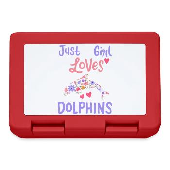 Dolphin Dolphin Lovers - Lunchbox - red - Front
