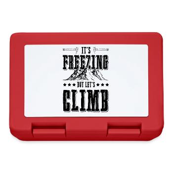 frost mountains ice climbing - Lunchbox - red - Front