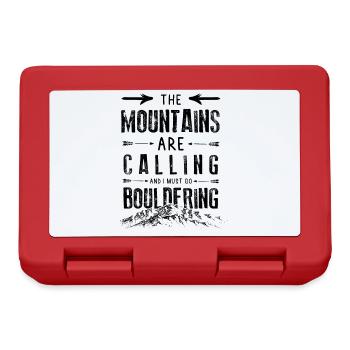 Mountains Calling Bouldering Eisklettern - Brotdose - Rot - Vorne