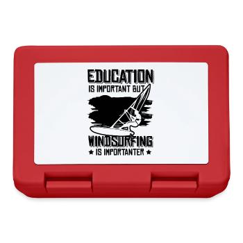 windsurfer windsurfing - Brotdose - Rot - Vorne