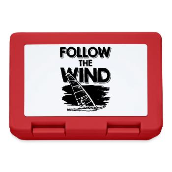 Windsurfing windsurfer - Brotdose - Rot - Vorne