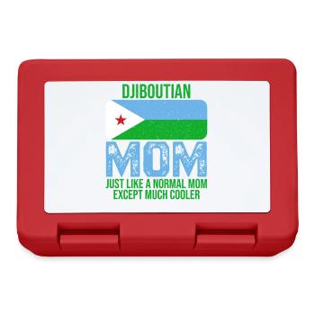 Djiboutian Mom Djibouti flag for Mother's Day - Lunchbox - red - Front